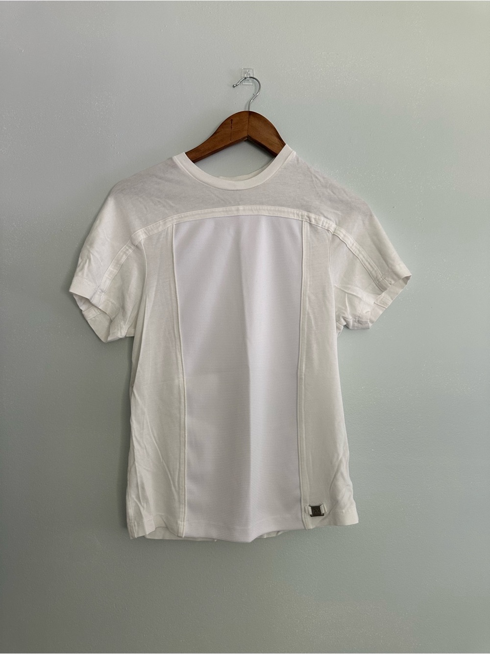 A/X Armani Exchange White Crew Neck Tee